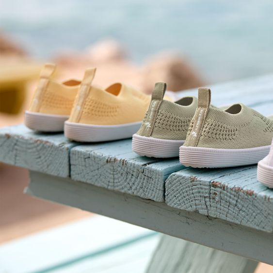 Lässig Chaussure Enfant / Chaussure De Bain Sneaker Polyvalent - Vanilla - Taille: 24