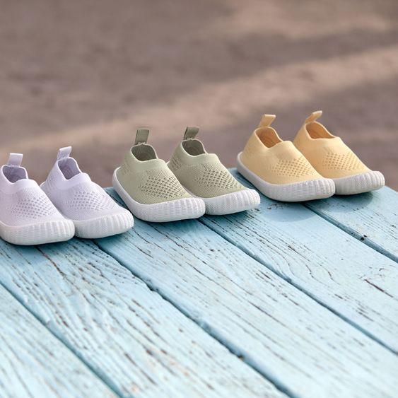 Lässig Chaussure Enfant / Chaussure De Bain Sneaker Polyvalent - Vanilla - Taille: 24