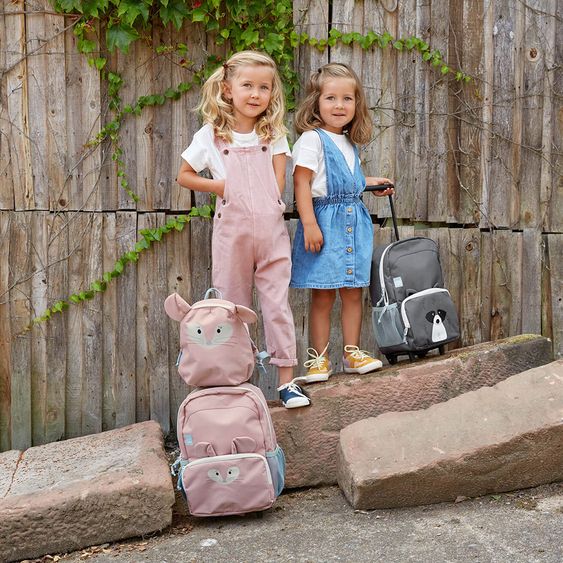 Lässig Kinderkoffer / Rucksack Trolley Backpack - About Friends - Racoon