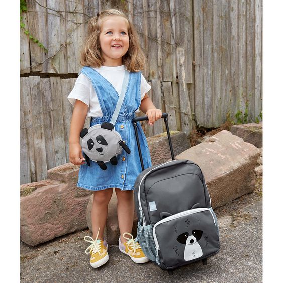 Lässig Kinderkoffer / Rucksack Trolley Backpack - About Friends - Racoon