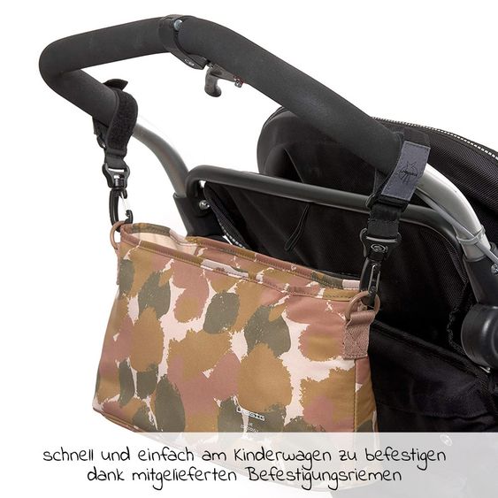 Lässig Kinderwagen Organizer Casual Buggy Bag - Tinted Spots