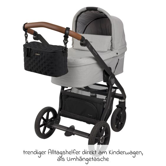 Lässig Kinderwagen Organizer Enoa Buggy Organizer - Quilted - Black