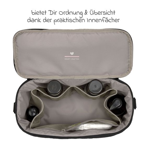 Lässig Kinderwagen Organizer Enoa Buggy Organizer - Quilted - Black