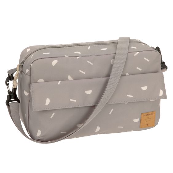 Lässig Kinderwagentasche Buggy Organizer Bag - Blocks Taupe