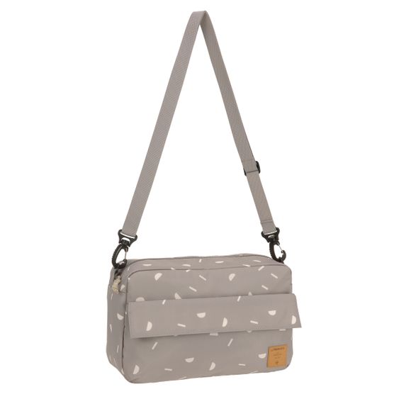 Lässig Kinderwagentasche Buggy Organizer Bag - Blocks Taupe