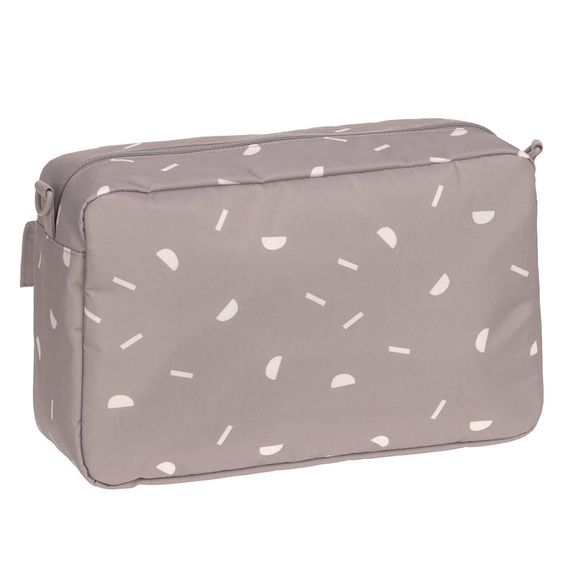 Lässig Kinderwagentasche Buggy Organizer Bag - Blocks Taupe