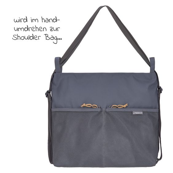 Lässig Kinderwagentasche Casual Conversion Buggy Bag - Anthracite