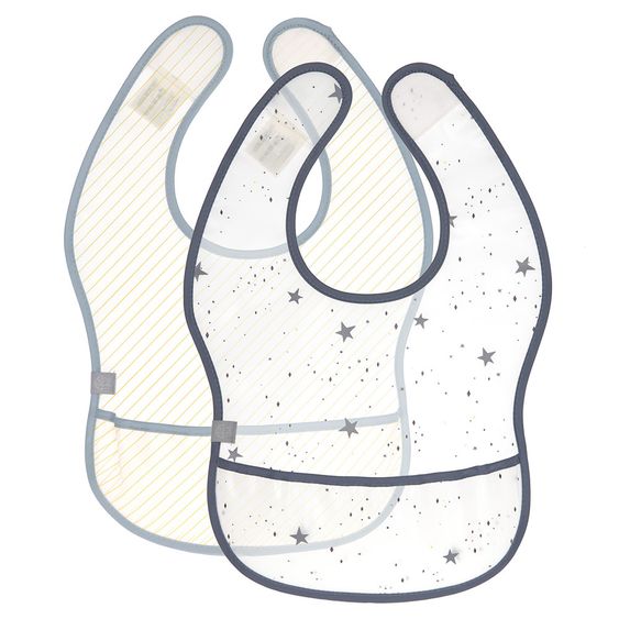 Lässig Klett-Lätzchen 2er Pack EVA Bib - More Magic Seal