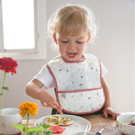 Lässig Klett-Lätzchen 2er Pack Lightweight Bib - Garden Explorer Girls