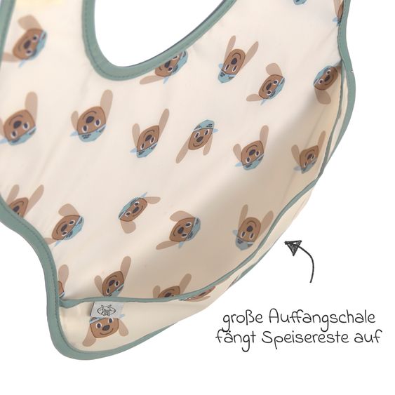 Lässig Velcro Bibs 2 Pack Lightweight Bib - Tiny Team Dog