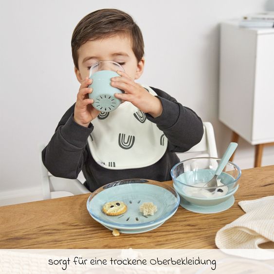 Lässig Klett-Lätzchen 5er Pack Value Pack Bib aus Bio-Baumwolle - Tiny Smile