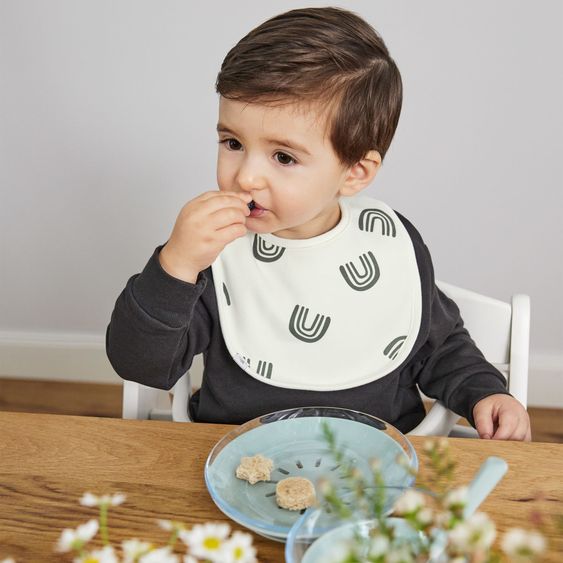 Lässig Klett-Lätzchen 5er Pack Value Pack Bib aus Bio-Baumwolle - Tiny Smile