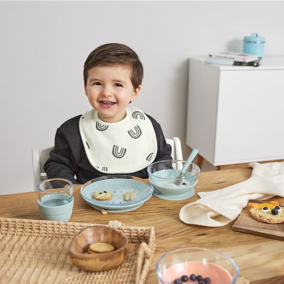 Lässig Klett-Lätzchen 5er Pack Value Pack Bib aus Bio-Baumwolle - Tiny Smile