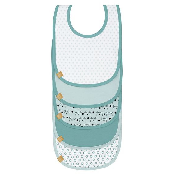 Lässig Klett-Lätzchen 5er Pack Value Pack Bib - Little Chums Dog