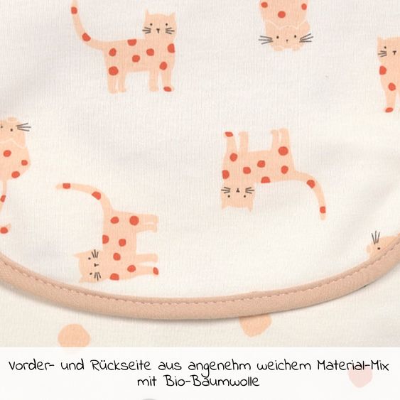 Lässig Velcro bib 5-pack Value Pack Bib - Little Mateys - Spicy Orange