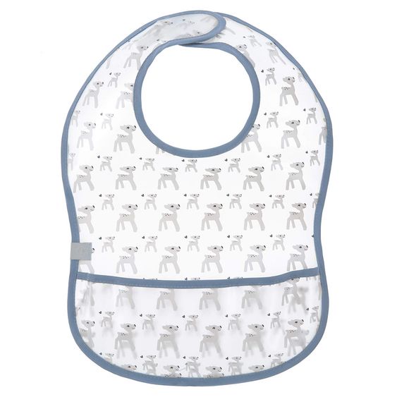 Lässig Klett-Lätzchen EVA Bib - Lela - Light Blue