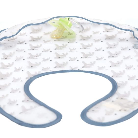 Lässig Klett-Lätzchen EVA Bib - Lela - Light Blue
