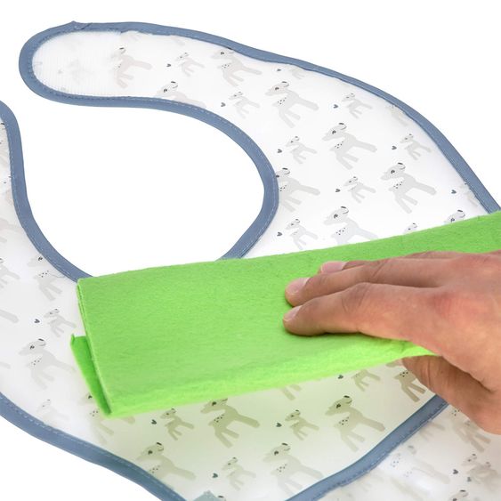 Lässig Klett-Lätzchen EVA Bib - Lela - Light Blue