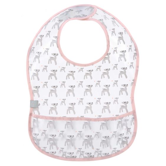 Lässig Klett-Lätzchen EVA Bib - Lela - Light Pink