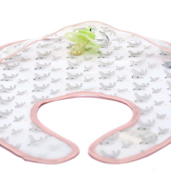 Lässig Klett-Lätzchen EVA Bib - Lela - Light Pink