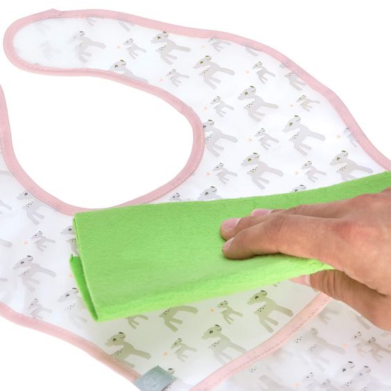 Lässig Klett-Lätzchen EVA Bib - Lela - Light Pink