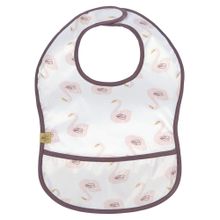 Bavaglino leggero con velcro - Piccolo Cigno d'Acqua