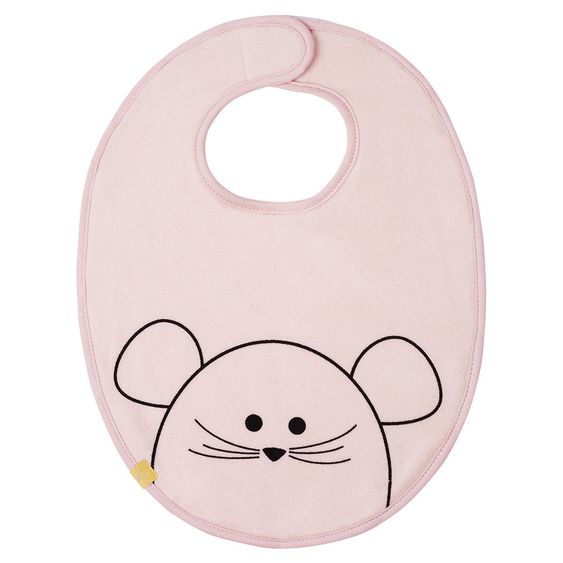 Lässig Klett-Lätzchen Medium Bib - Little Chums Mouse