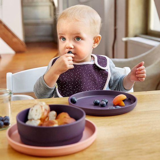 Lässig Klett-Lätzchen Small Bib aus Bio-Baumwolle - Little Water Swan