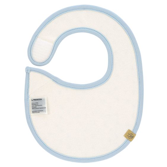 Lässig Klett-Lätzchen Small Bib aus Bio-Baumwolle - Little Water Whale