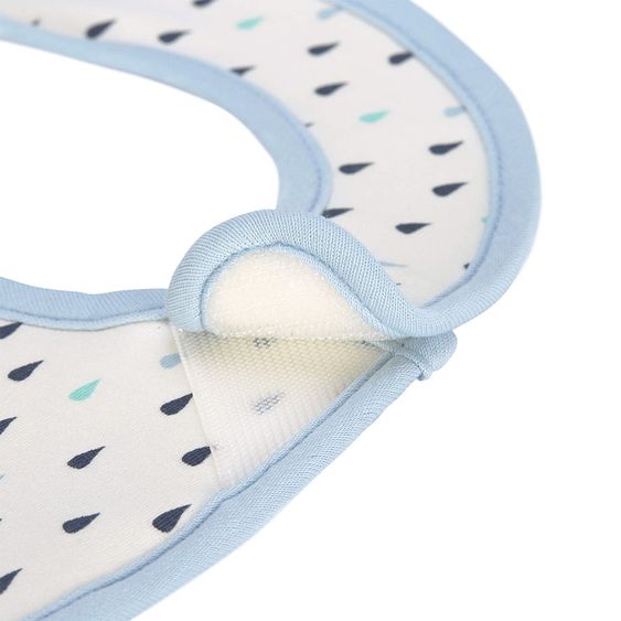 Lässig Klett-Lätzchen Small Bib aus Bio-Baumwolle - Little Water Whale