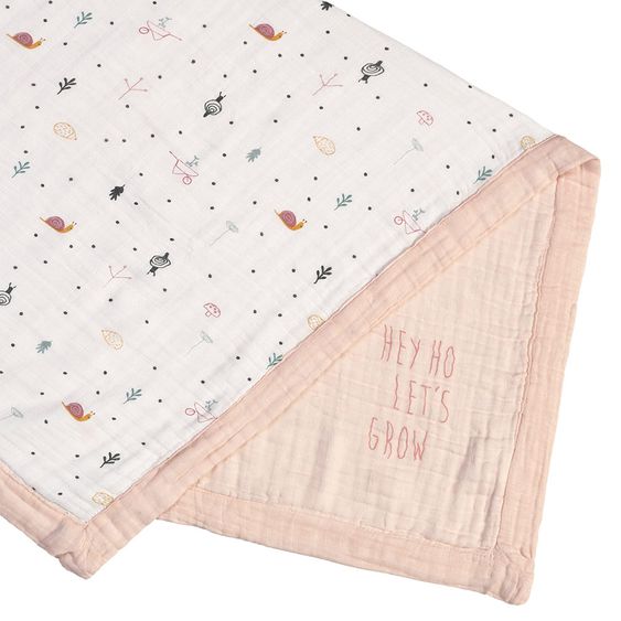 Lässig Krabbel- & Kuscheldecke Heavenly Soft - Bambus 100 x 100 cm - Garden Explorer Girls