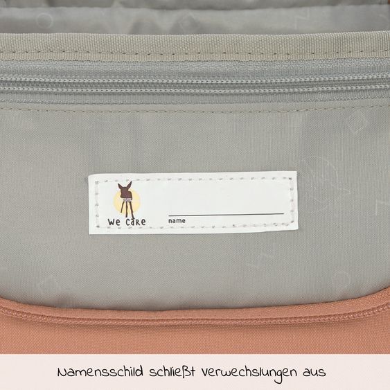 Lässig Toiletry bag Mini Washbag - Happy Prints - Caramel