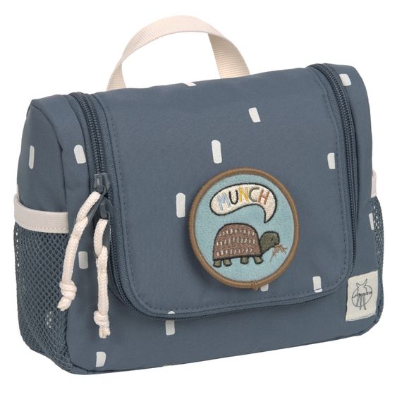 Lässig Borsa da toilette Mini Washbag - Happy Prints - Blu notte