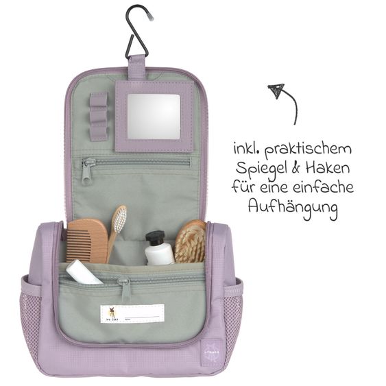 Lässig Beauty case Mini Washbag - Little Gang - Lilac