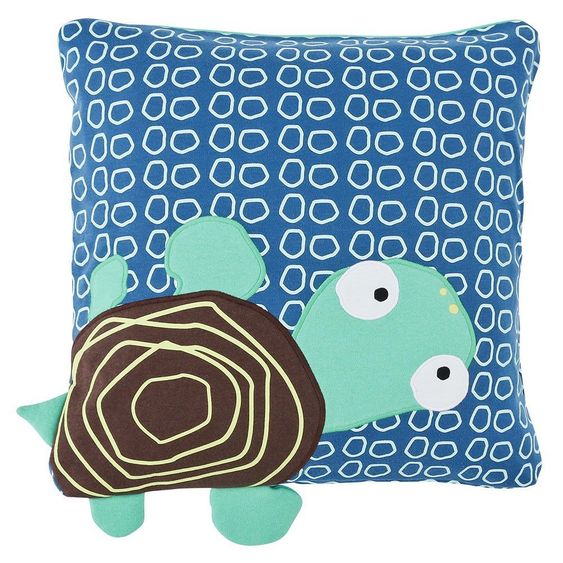 Lässig Kuschelkissen Wildlife 40 x 40 cm - Turtle