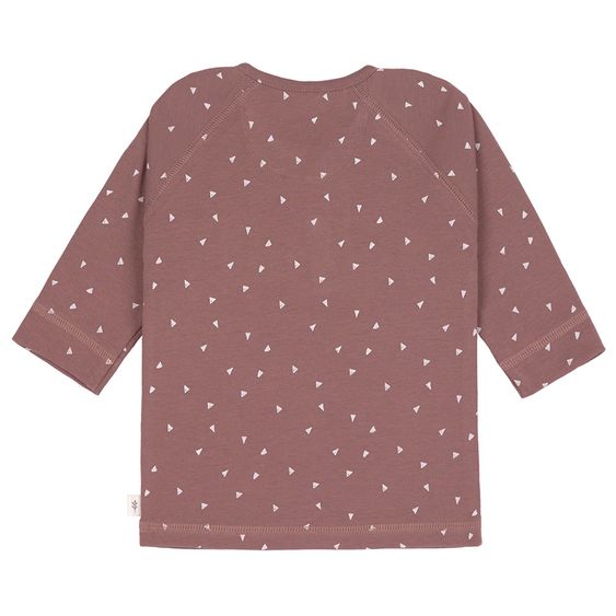 Lässig Langarmshirt aus Bio-Baumwolle - Triangle Cinnamon - Gr. 74/80