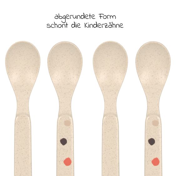 Lässig Spoon 4-pack - Little Mateys - Spicy Orange