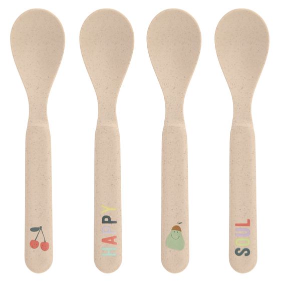 Lässig Spoon 4-pack Spoon - Happy Fruits - Cherry