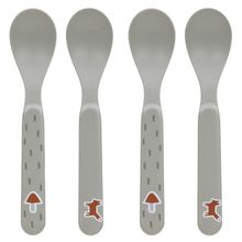 Spoon 4 pack Spoon - Little Forest Fox - Olive