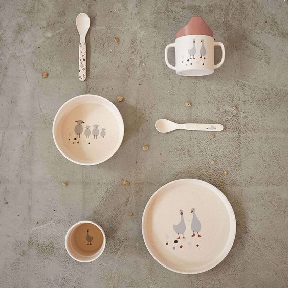 Lässig Spoon 4 pack - Tiny Farmer - Sheep & Goose