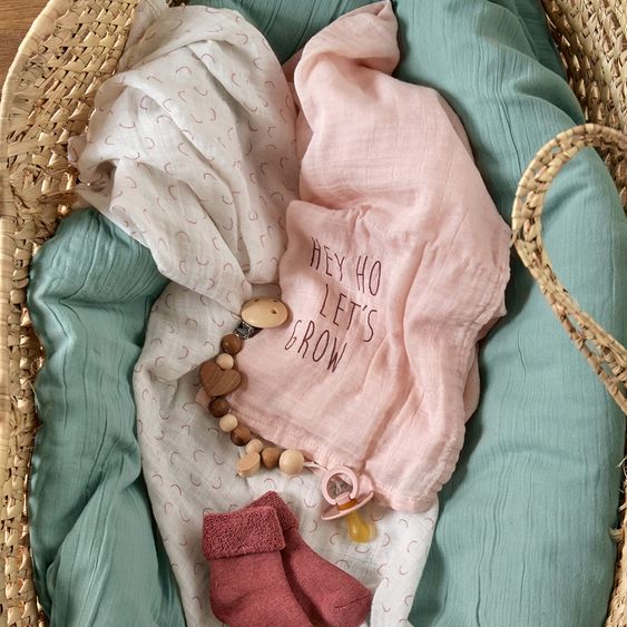 Lässig Mulltuch 3er Pack Heavenly Soft Swaddle L - Bambus 80 x 80 cm - Garden Explorer Girls