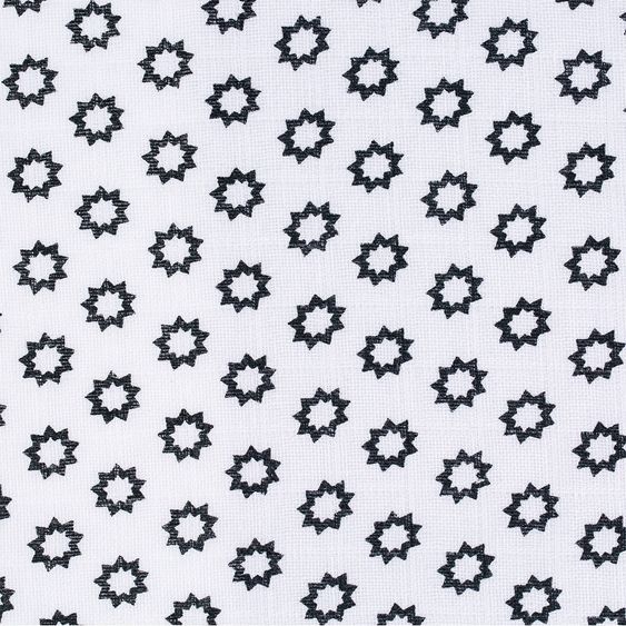 Lässig Mulltuch 3er Pack Swaddle & Burp Blanket L 85 x 85 cm - Little Chums Stars - White