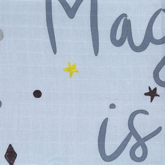 Lässig Mulltuch 3er Pack Swaddle & Burp Blanket L 85 x 85 cm - More Magic Seal