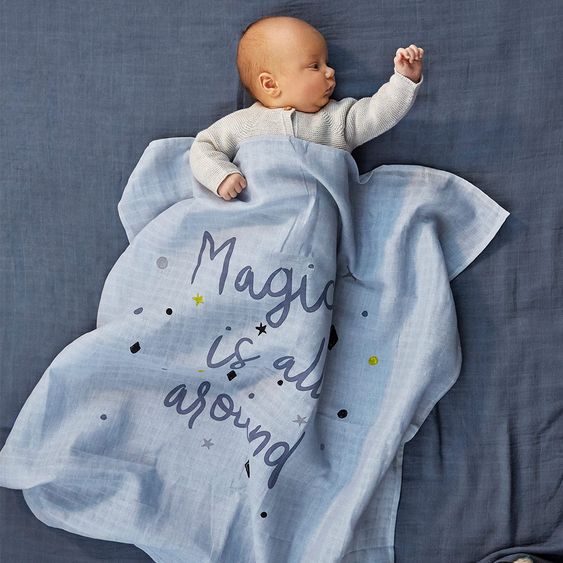Lässig Mulltuch 3er Pack Swaddle & Burp Blanket L 85 x 85 cm - More Magic Seal