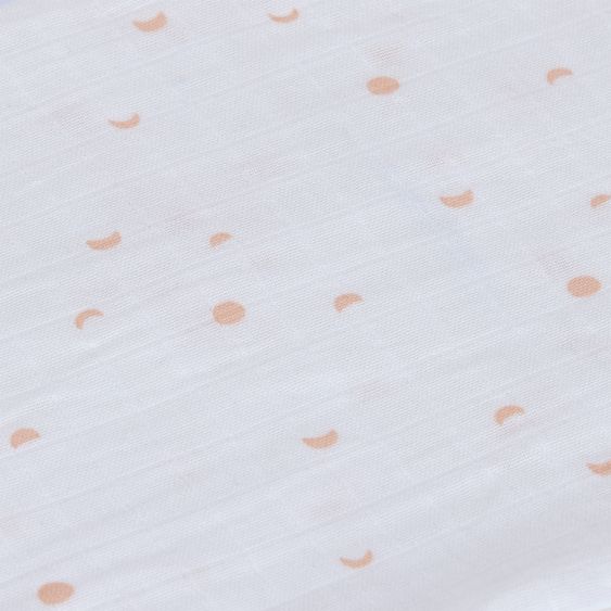 Lässig Mulltuch 3er Pack Swaddle L Bio-Baumwolle 85 x 85 cm - Moon - Peach