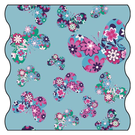 Lässig Multifunktionstuch Twister Baby - Spring Butterfly