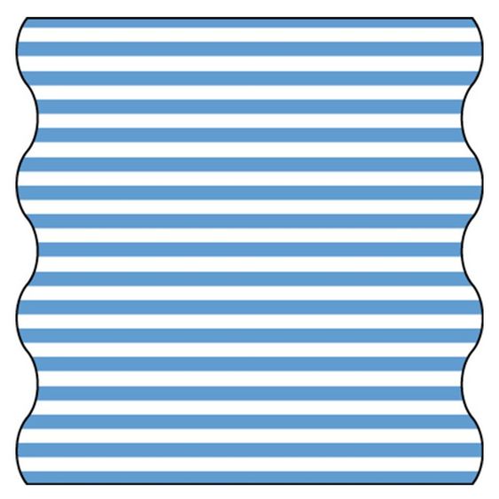 Lässig Multifunktionstuch Twister Baby - Stripe Bright Blue