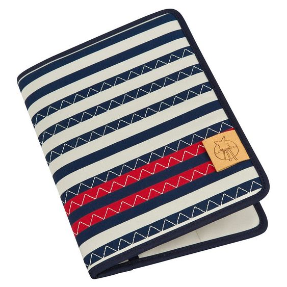 Lässig Organizer Mums Casual - Zigzag a righe - Navy