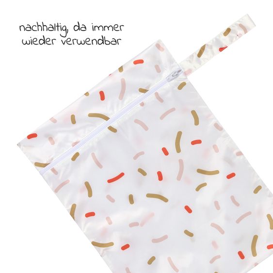 Lässig Nasstasche 2er Pack Wet Bag - Little Mateys - Spicy Orange