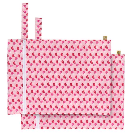 Lässig Nasstasche 2er Pack Wet Bag - Mushroom Magenta